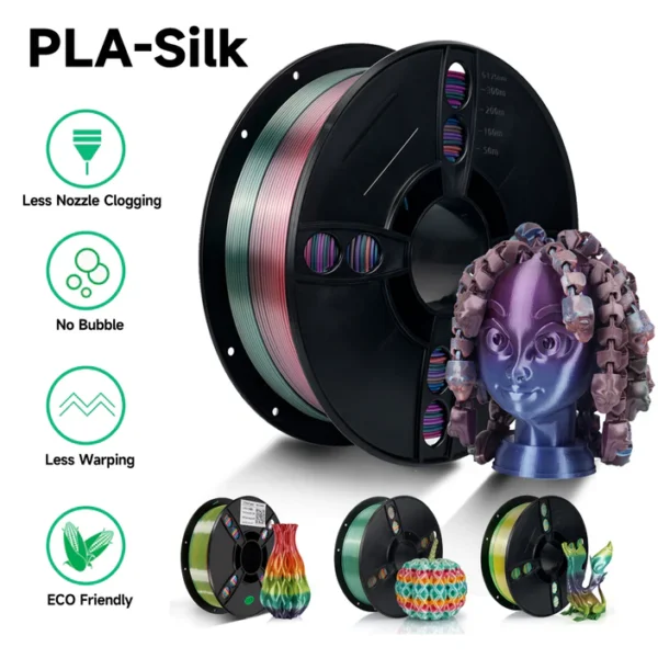 🔥 Шелковая радуга PLA Filament - Image 2