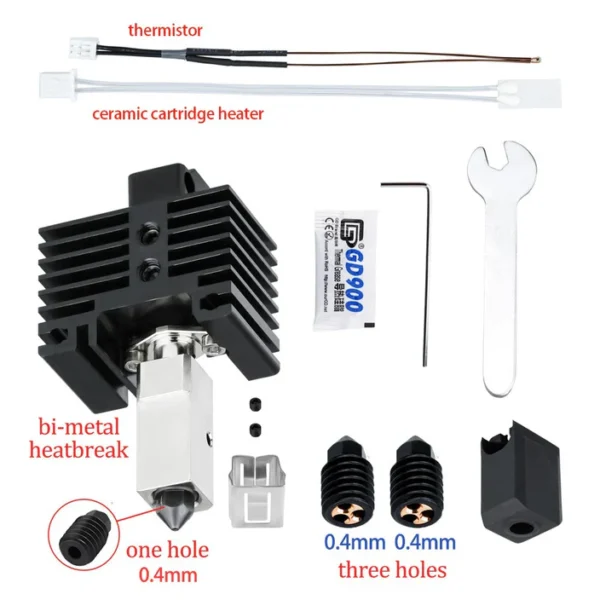 Модернизированная насадка V2.0 CHT для Bambu Lab X1C P1P P1S High Flow Hotend - Image 9