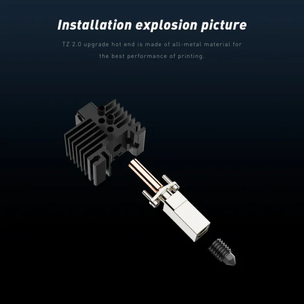 Модернизированная насадка V2.0 CHT для Bambu Lab X1C P1P P1S High Flow Hotend - Image 5
